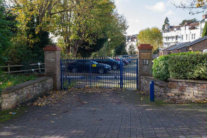 A gated community, apparently. There's a few of these little enclaves in Clifton, often hidden "around the back", as mews always were, I suppose.
