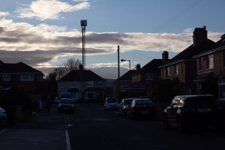 Fury as huge phone mast is erected without planning permission just a few feet from residents' homes, according to the Evening Post.