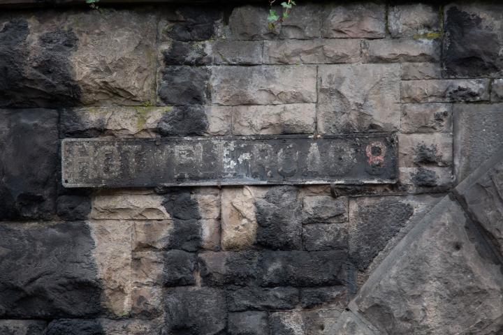 The older signs in Bristol just say e.g. 8 instead of the full postcode district of BS8.

This sign, on the grotto that used to house the last rema...