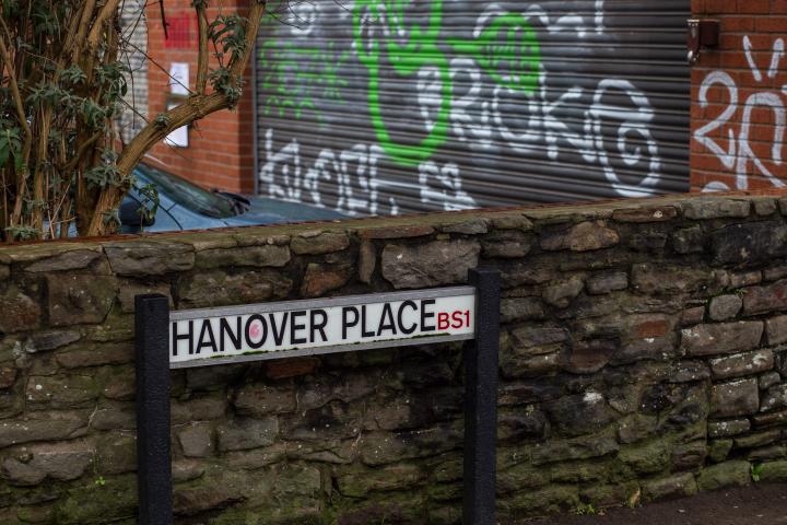 Bristol has been twinned with Hanover since 1947. Yesterday I walked the length of Hanover Lane; today I passed Hanover Place.