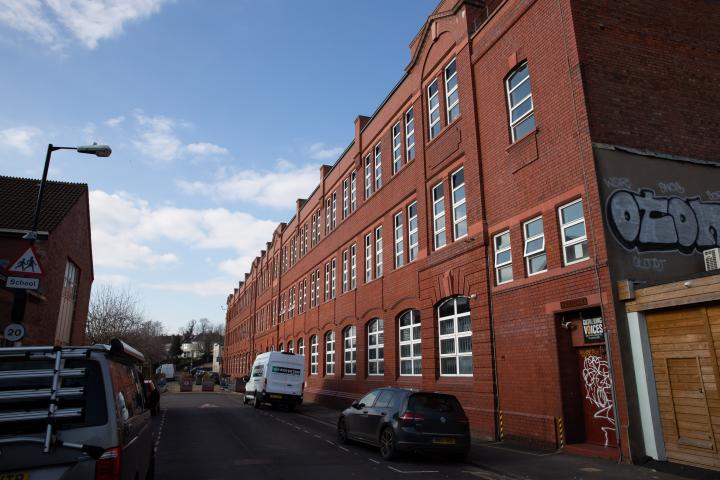 Once the Imperial Tobacco building, now a part of Ashton Gate Primary School. A change for the better, I think.