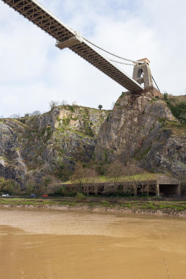 The roofed area below the Suspension Bridge is called The Gallery; it's there to prevent rocks from the particularly friable cliff face below the b...