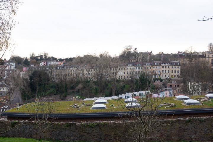 I guess one thing Bellevue (the terrace in the distance) has a belle vue of is Brandon Hill.