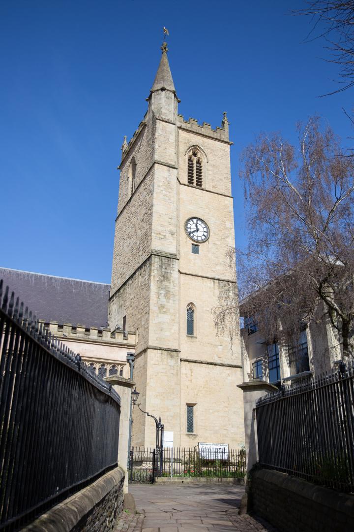 The tower is relatively modern, dating back to 1374.