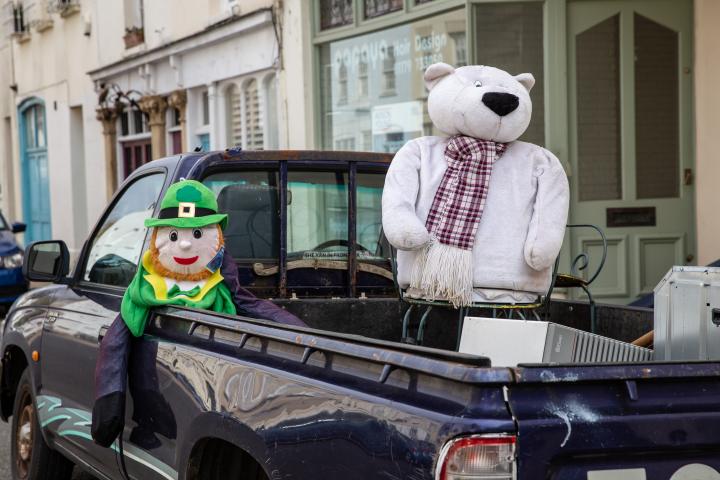 And there was me thinking that a leprechaun was a polar bear's natural enemy in the wild. Or in the back of a Toyota Hilux.