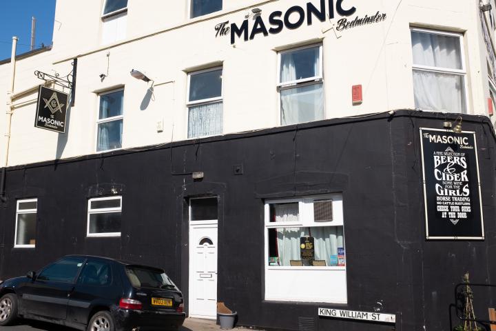 I love the Masonic's typography. Not been in myself, that I recall. I have the impression that it's more for locals than for visitors; more of a Me...
