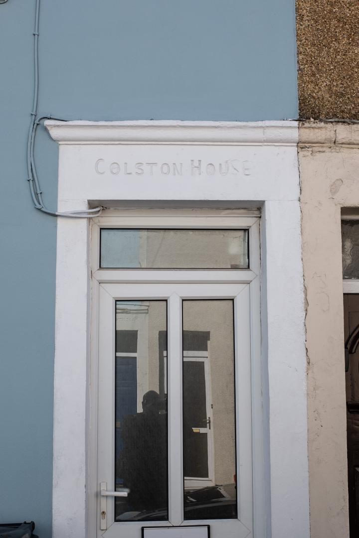 I wonder if the owners might find a stonemason to change it to Beacon House.