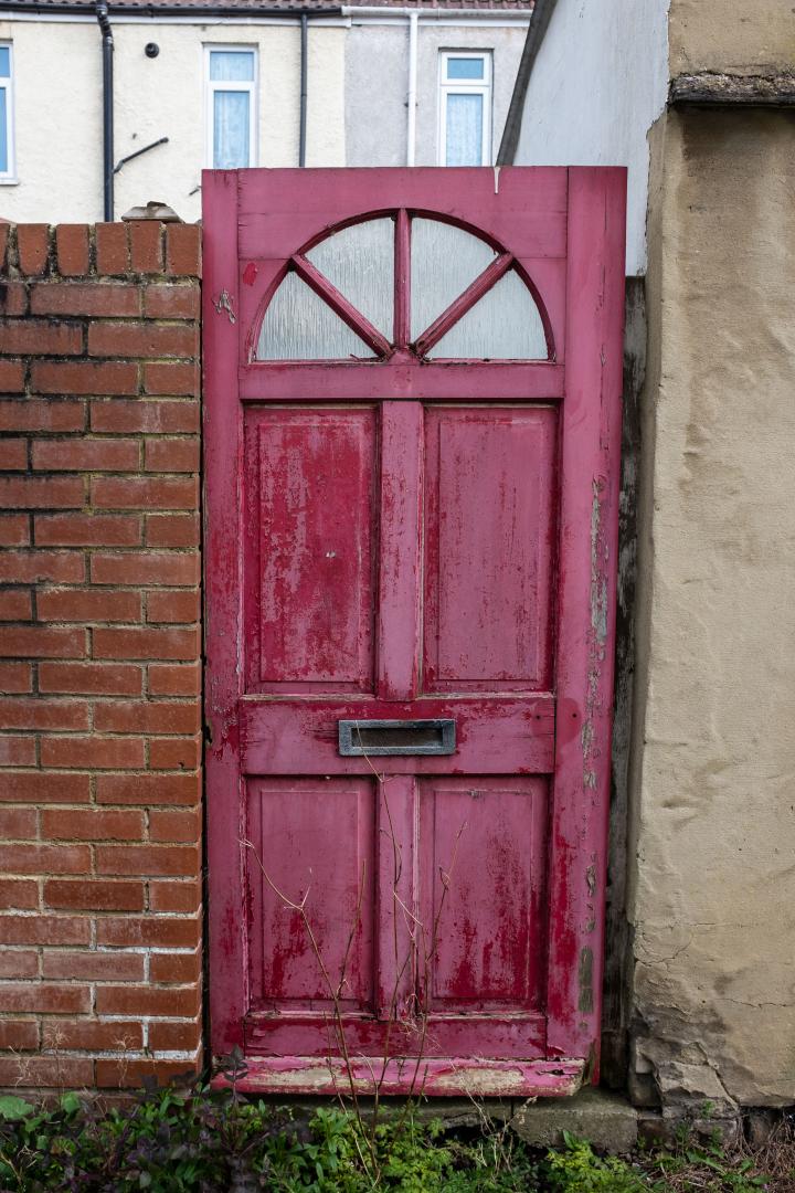That looks suspiciously like a front door. Nothing wrong with a bit of recycling, mind.
