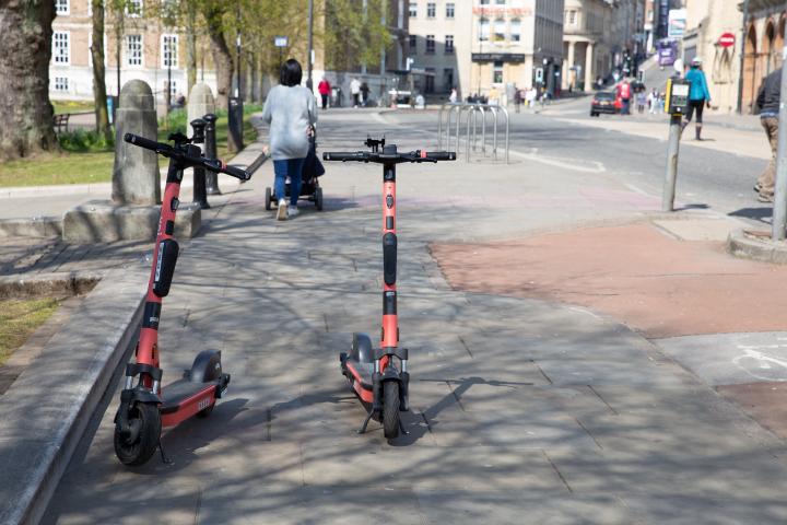 On the whole, I do like the Voi scooters, but they're aways going to suffer from the problem of people parking them in the middle of the pavement.