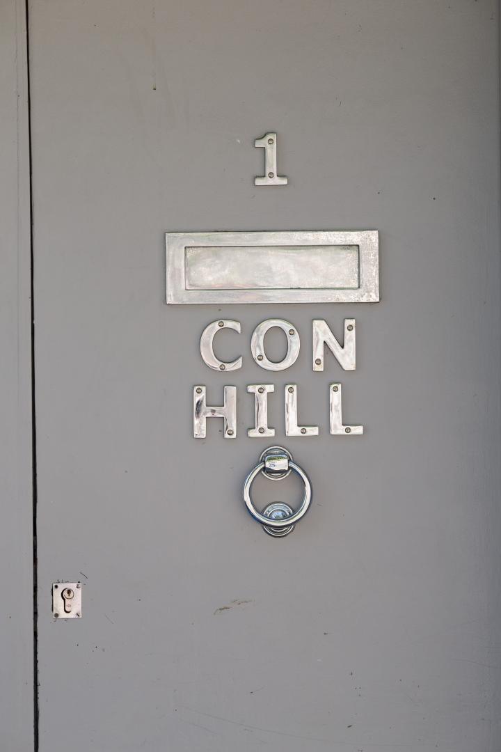 Bold. I can only presume that no. 1 Constitution Hill had some issues with post being put through the wrong door, or something.
