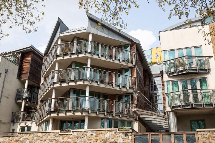 I actually quite like this one, especially the pointed fronts of the living spaces. Decent size balconies, too.