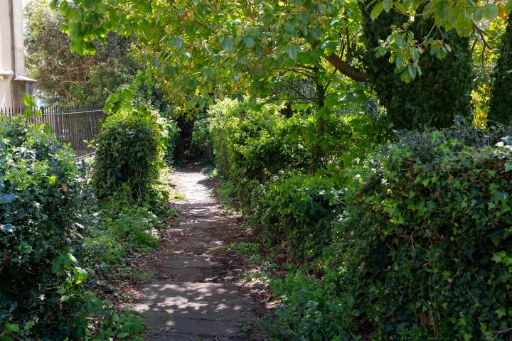 I hadn't realised, from the other end, that this little alley was part of the churchyard rather than a way through into a private back garden; it l...