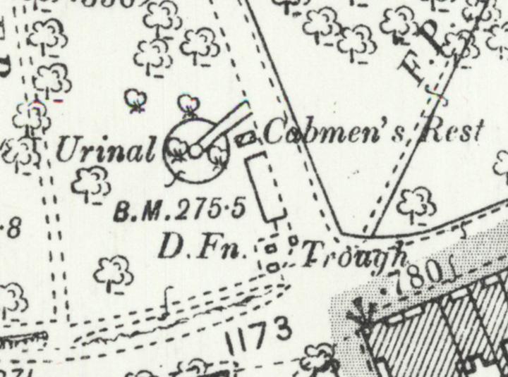Looking at the old OS maps, it seems this must have been where all the local cabbies hung out. The Cabmen's Rest has a urinal, drinking fountain, a...