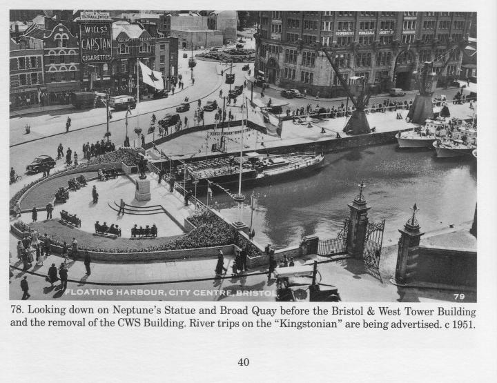 Photo taken from the book Bygone Bristol: Hotwells and the City Docks, by Janet and Derek Fisher.

You can see the gate from the previous photo at...