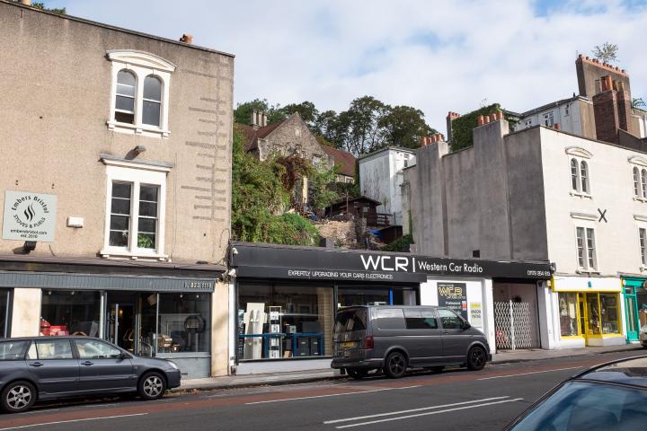 Have I ever looked up and noticed the view above Western Car Radio, which looks like perhaps the terraced back garden of St George's Primary? If I...
