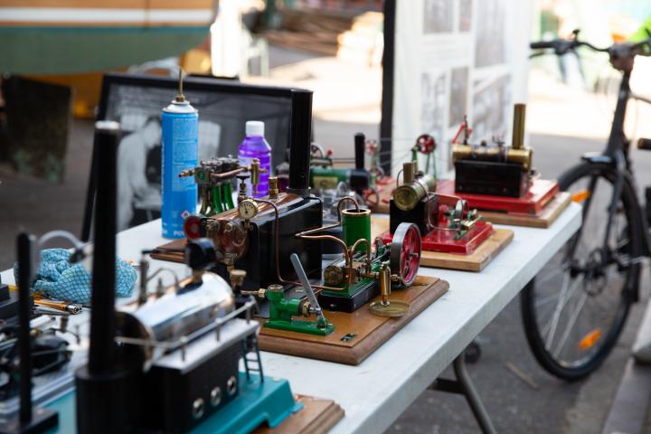 Part of the open day was this delightful collection of miniature steam engines and an on-demand explanation of how steam power works for anyone who...