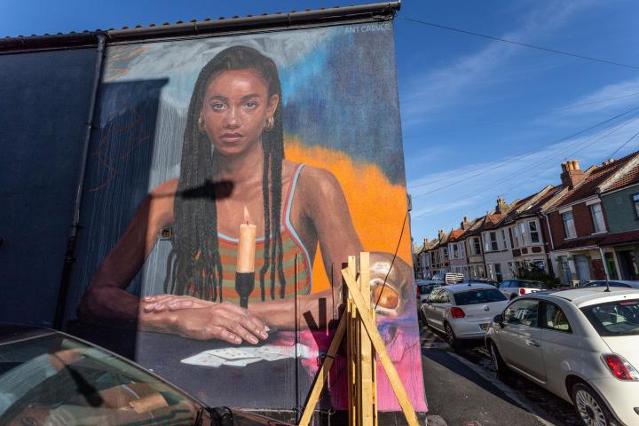 Spotted this new piece on Lime Road as I was wandering past on North Street. There's some interesting background, especially on the technical aspec...