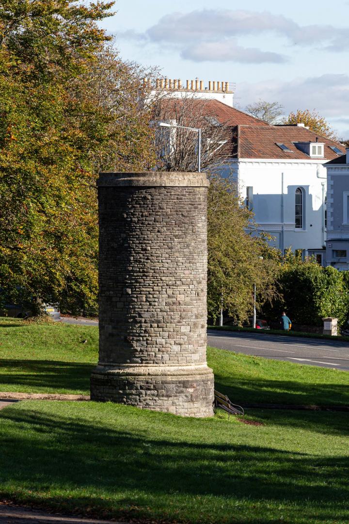 This is the Pembroke Road ventilation tower, sometimes known as the "pound tower", as it's next to the pound the Downs maintenance people use for e...