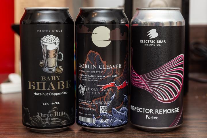 These are the beers I picked up at the taproom.

I don't know what БПАВК (B.P.A.V.K.) means, despite some poking about on the internet. It did stri...