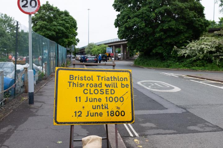 Ah, so it's the triathlon next weekend, then. The swimming bit is done in the Cumberland Basin, so I expect they'll be draining it and re-filling i...
