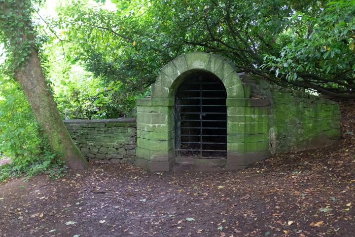 I was 99% sure this was an ice house, and a quick search finds a confirmation from Weird Bristol.