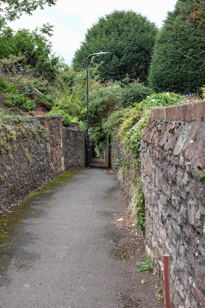 My exercise for the day is to be a short sharp shock: first we descend down Hinton Lane to the Hotwell Road, then I'm going to ascend the Zig Zag,...