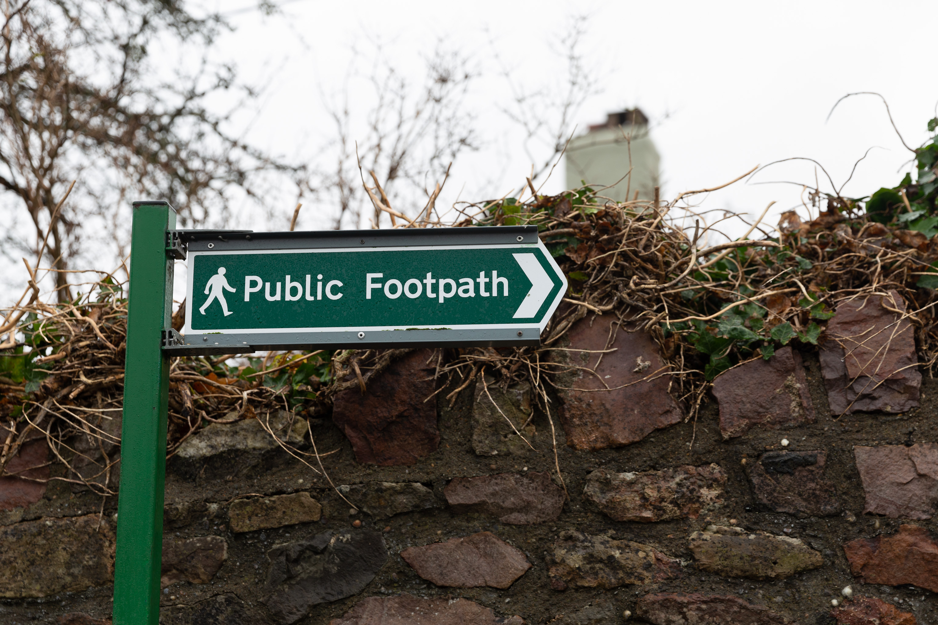 Public Footpath
It looked like there used to also be a sign from the side we came in, but at least finding this a the other end was a reassurance that we weren't t...