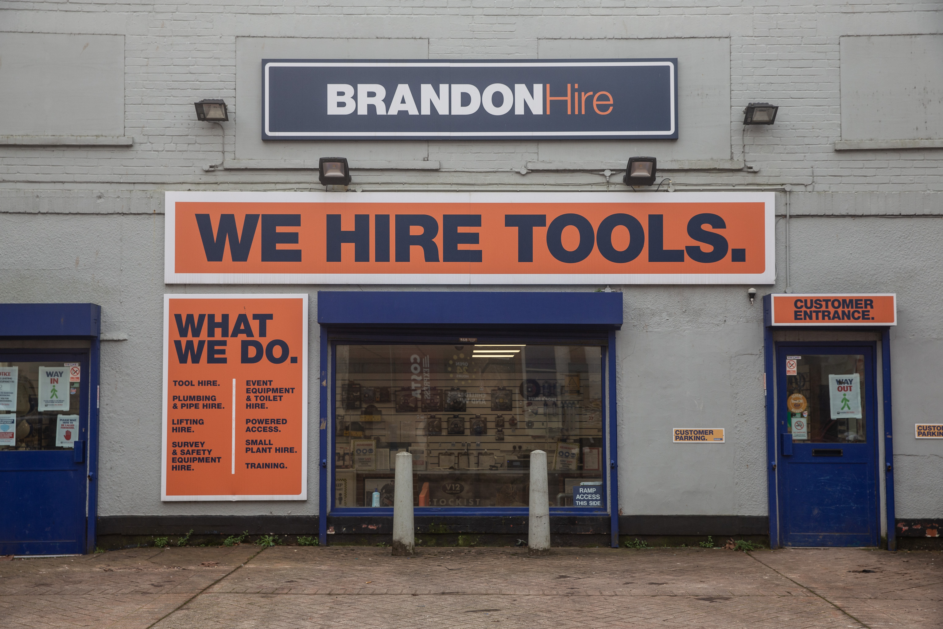 WE HIRE TOOLS
I can't imagine that their HR team was as pleased with the slogan as their PR team.
