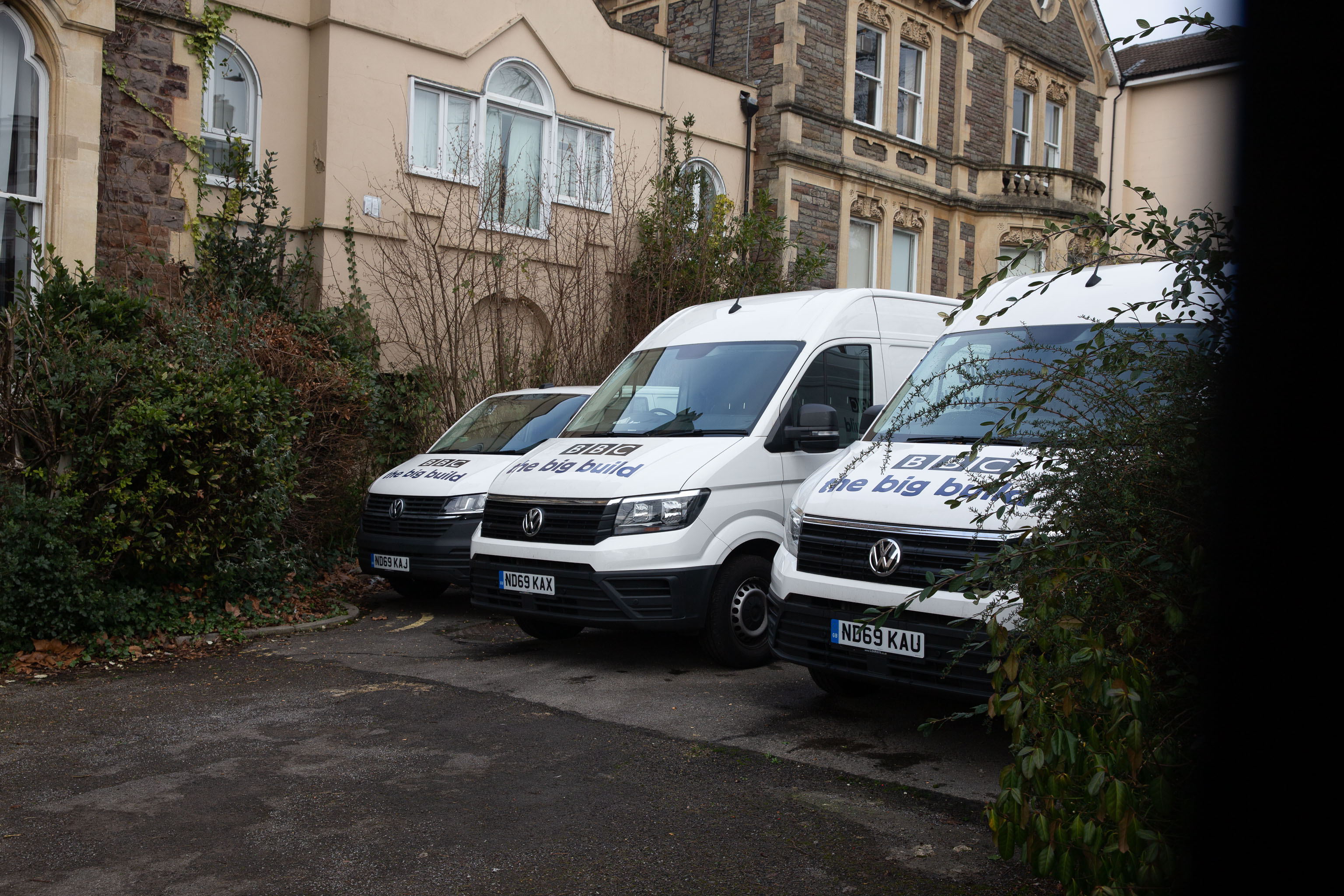 BBC Vans
More hints of Auntie's occupation of the area
