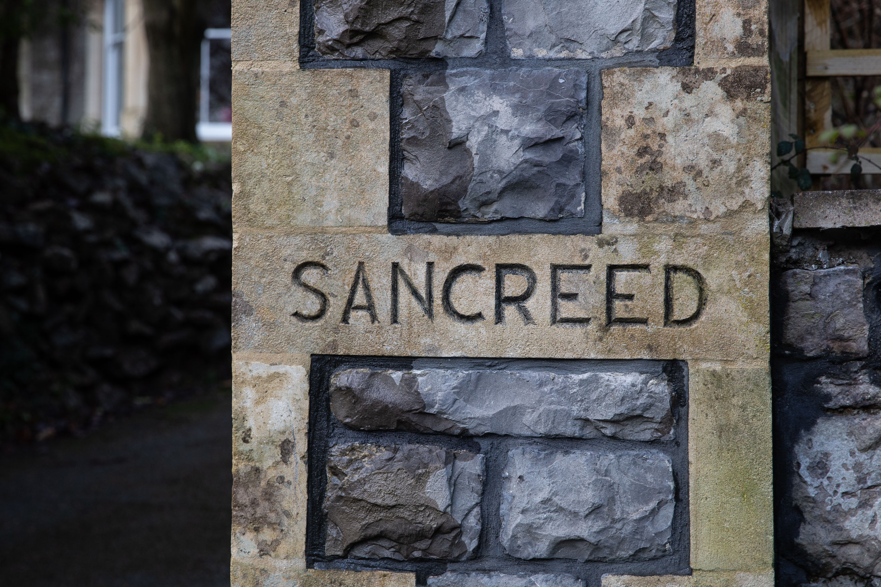 SANCREED
Never heard of the place before I looked it up just now, but apparently Sancreed is a village in Cornwall, 5km west of Penzance.
