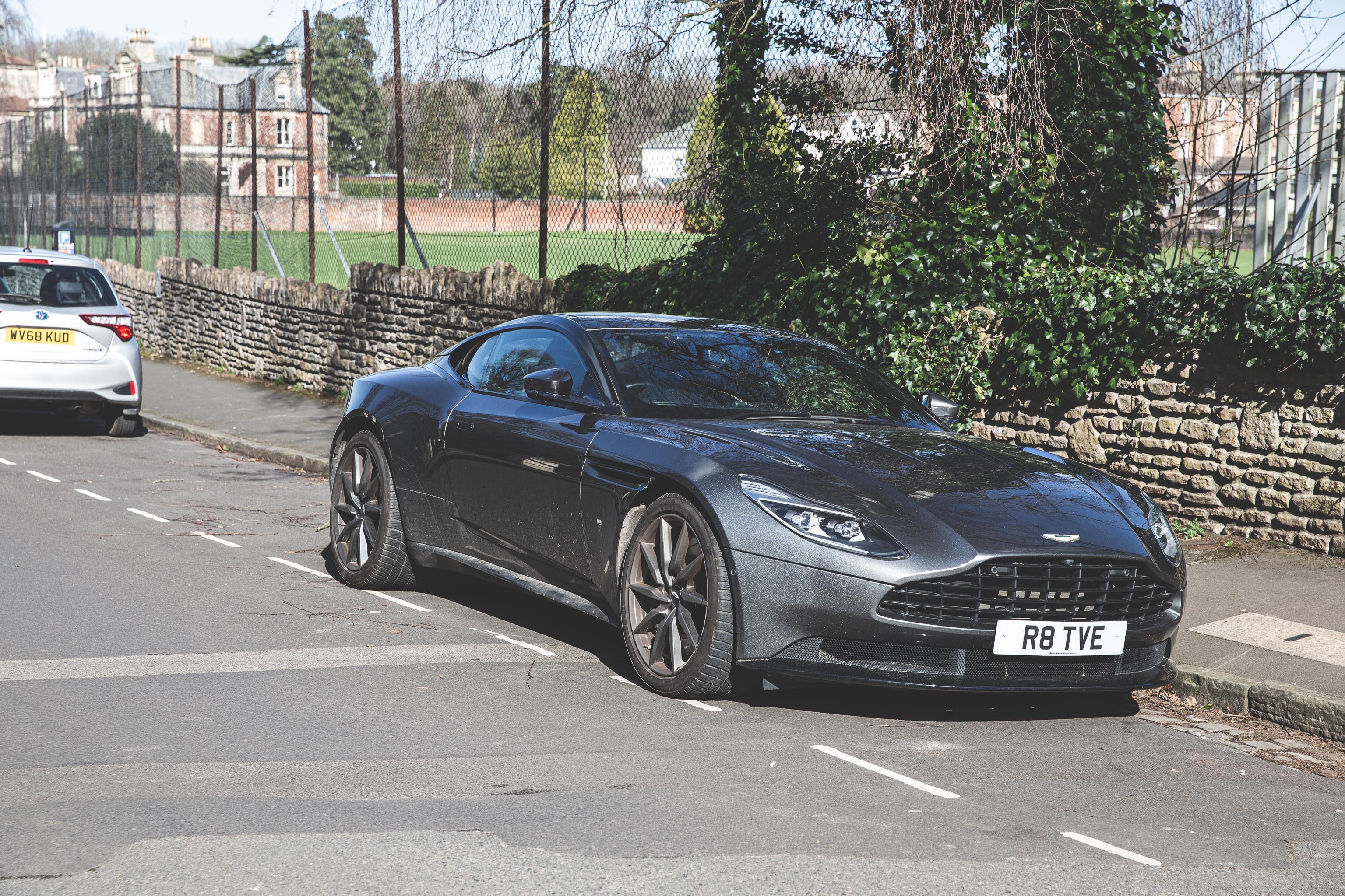 Aston
DB11 coupe, I think. It's that kind of area.
