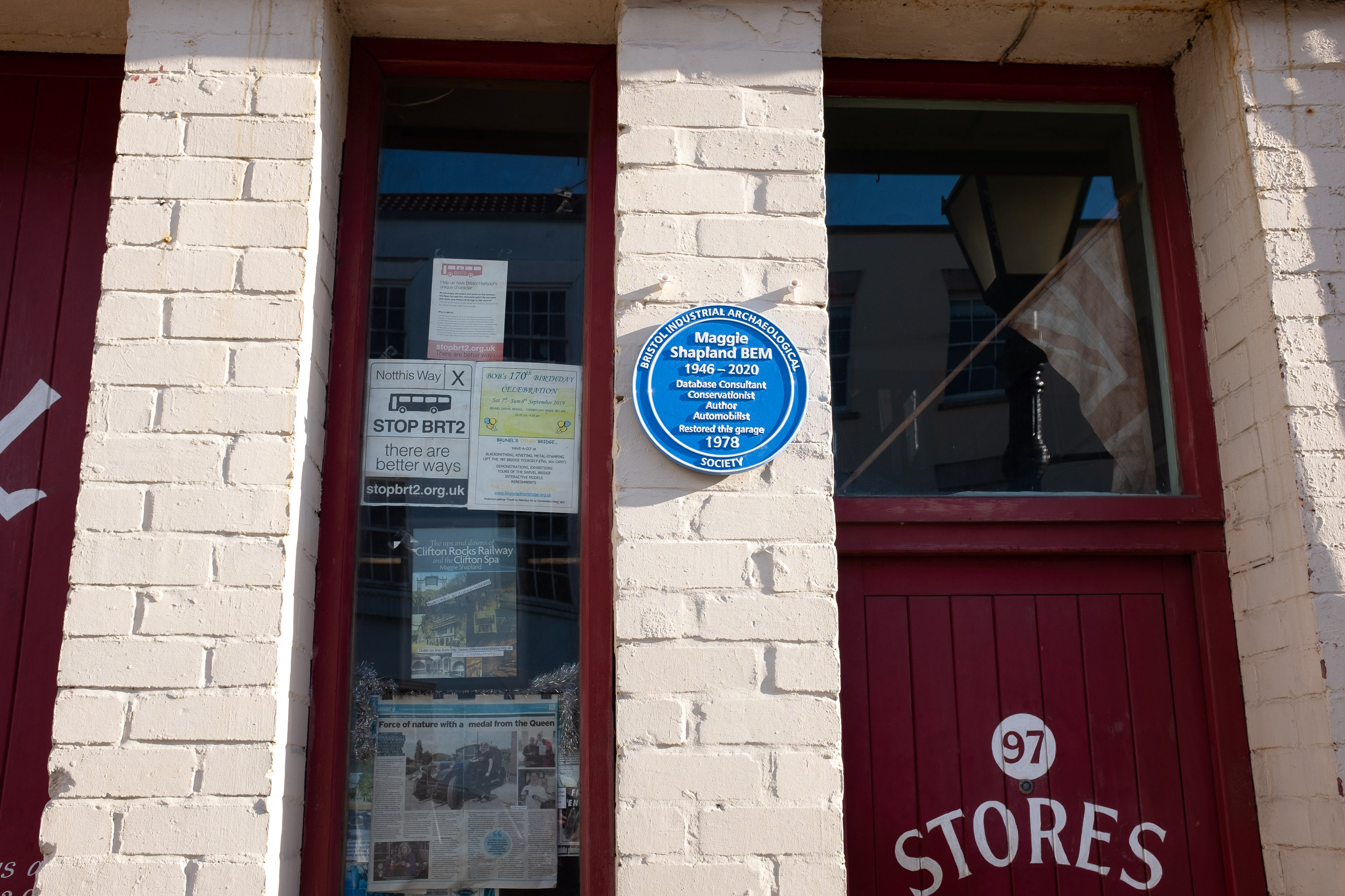 Maggie Shapland BEM
The late, great Maggie Shapland was a familiar feature to anyone interested in historical industry in Bristol.

I think the first time I saw her wa...