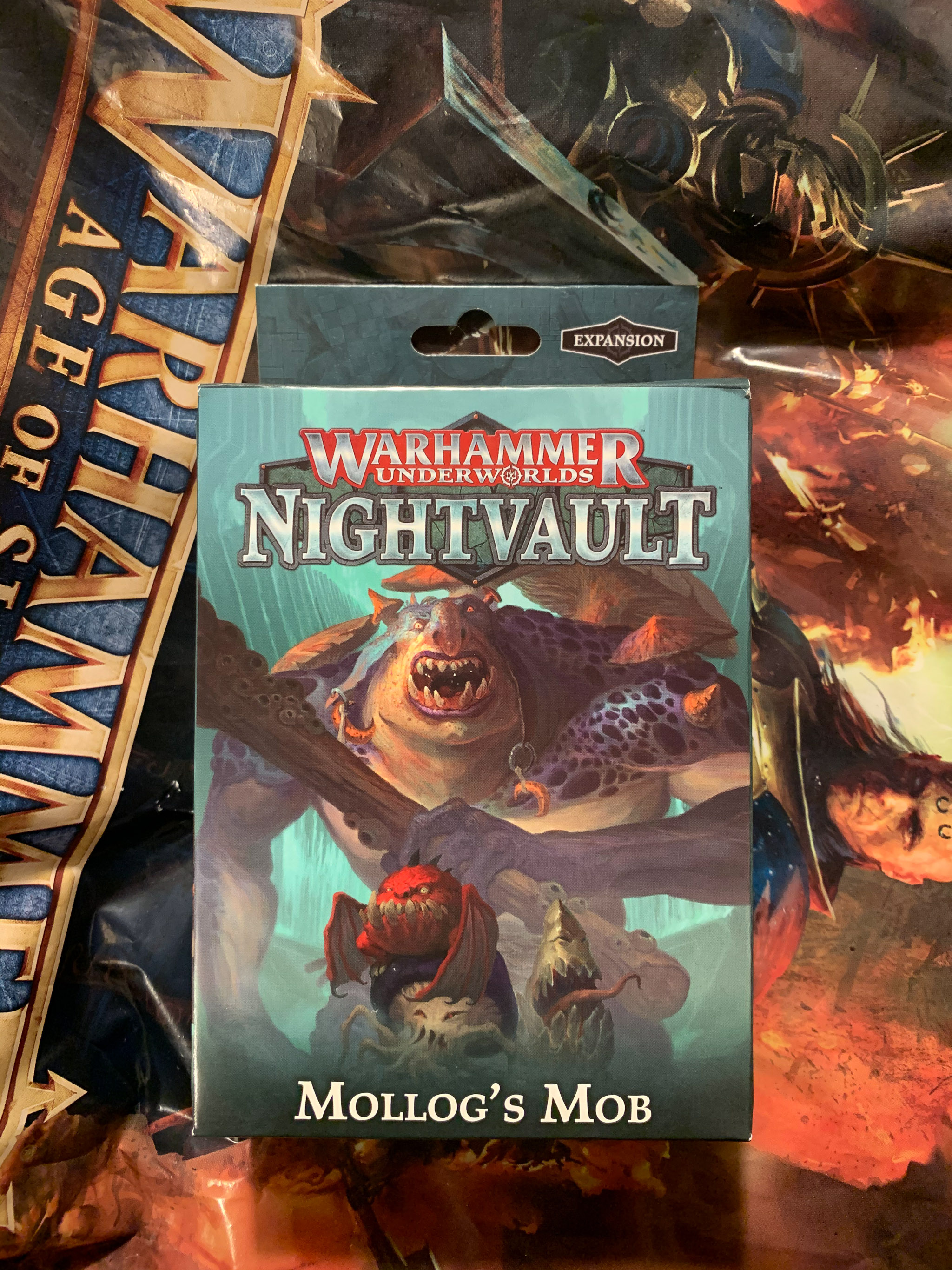 Mollog's Mob
This is what I was picking up from the Warhammer shop. I won't pretend to understand it; I've been Warhammer-adjacent for decades without really le...