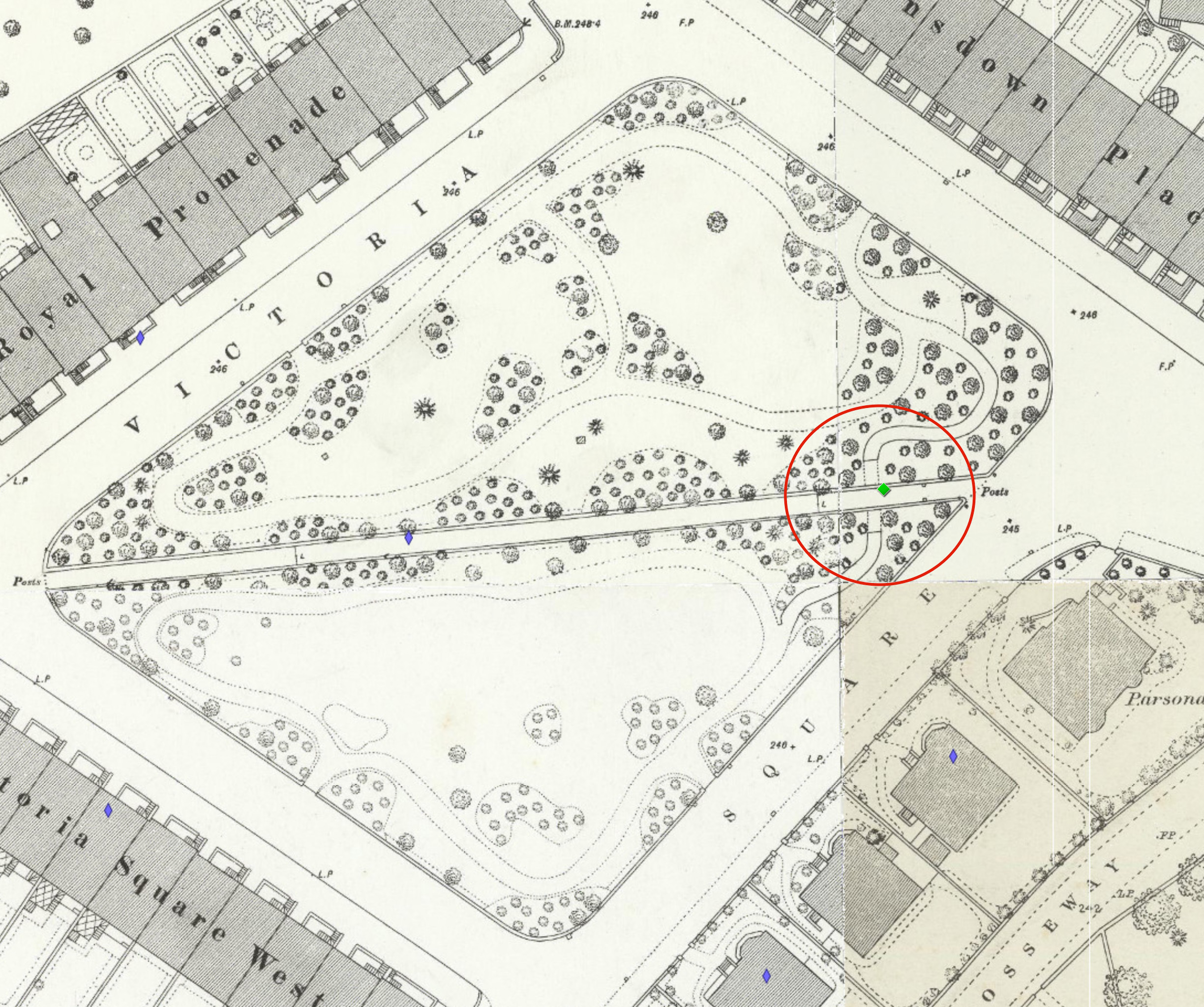 Victoria Square Underpass
1879-1888 Town Plans, via Know Your Place

