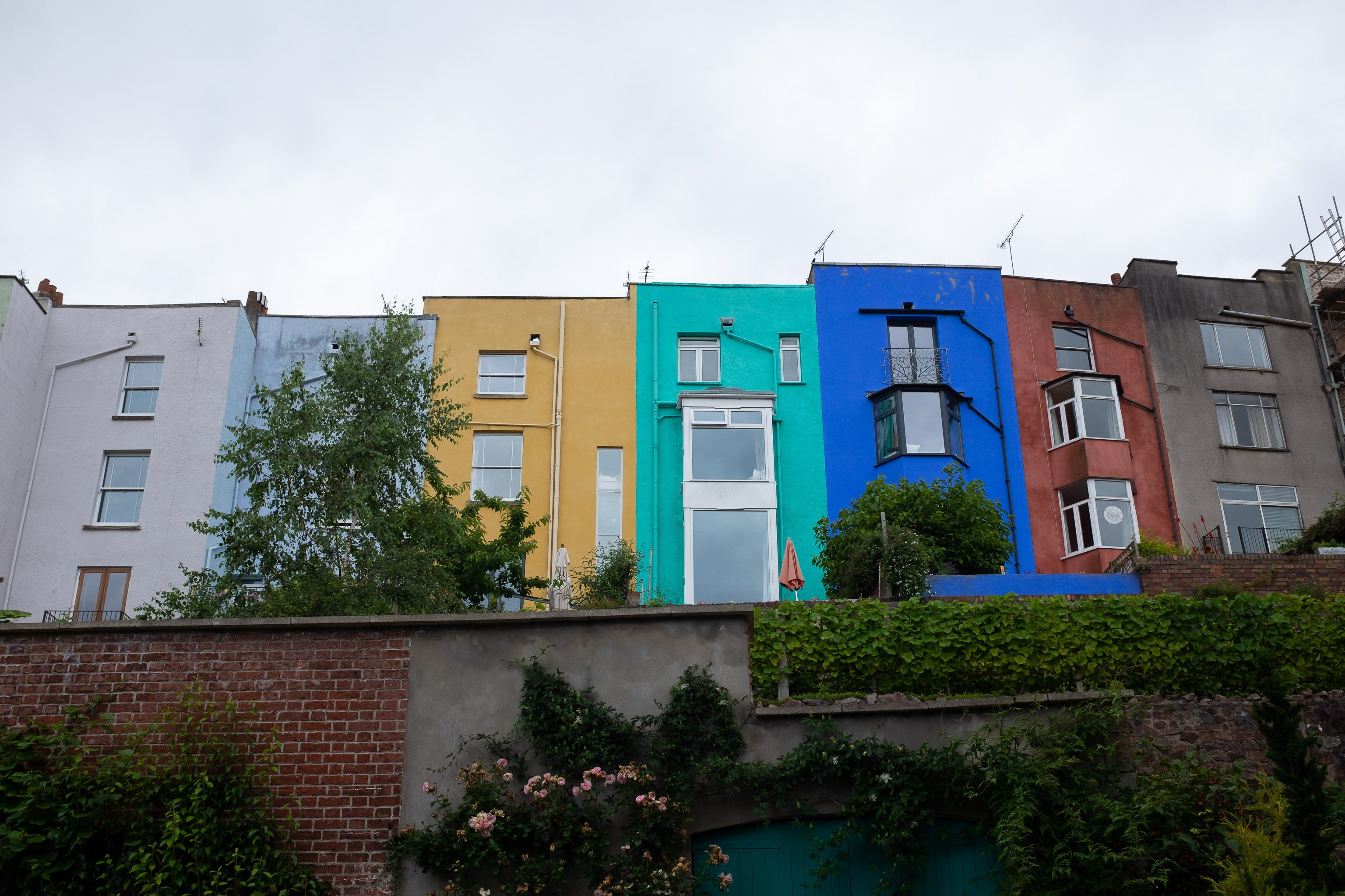 Varied
On a grey day at least the Cliftonwood houses still cheer things up a bit.
