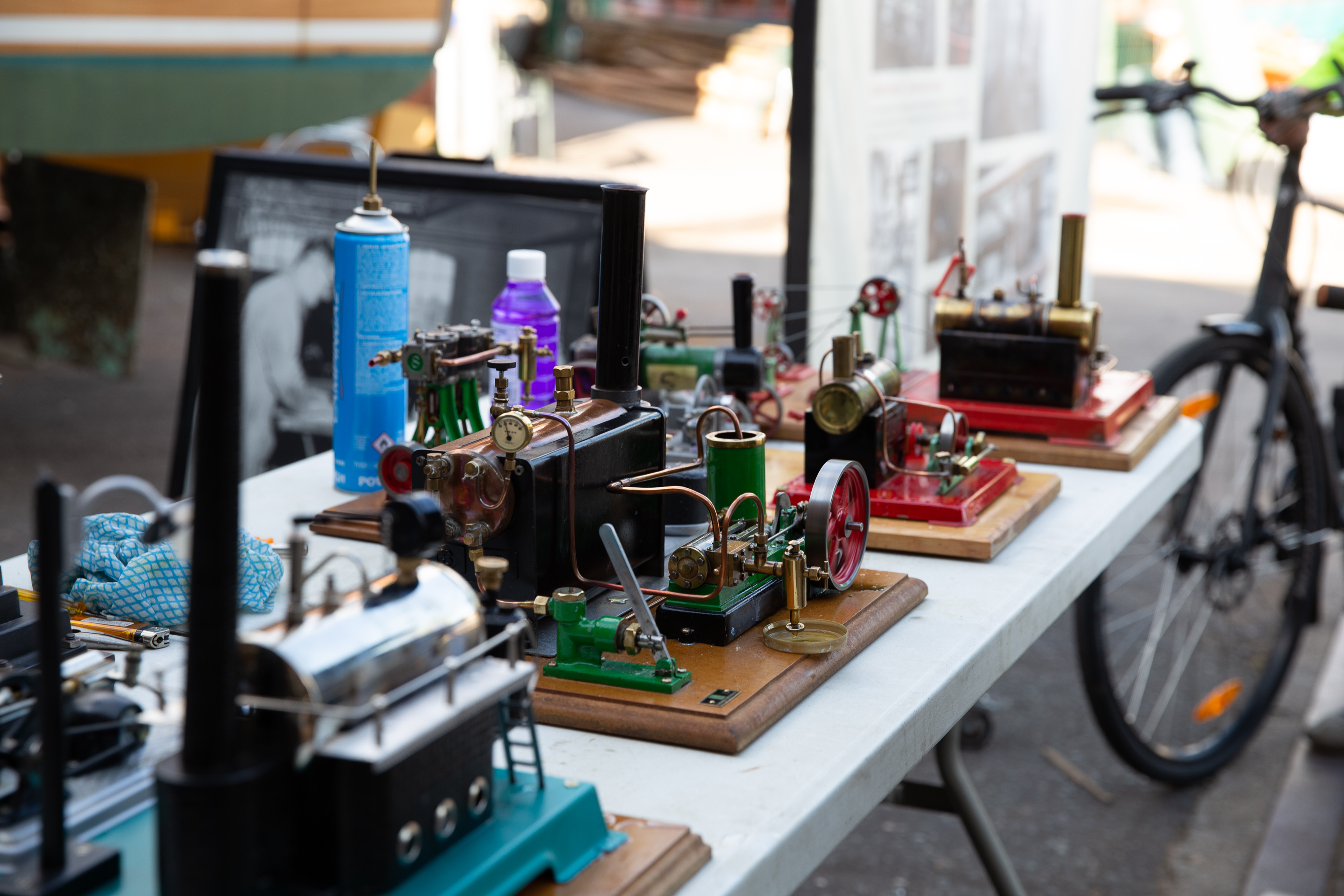 Steam Engines
Part of the open day was this delightful collection of miniature steam engines and an on-demand explanation of how steam power works for anyone who...