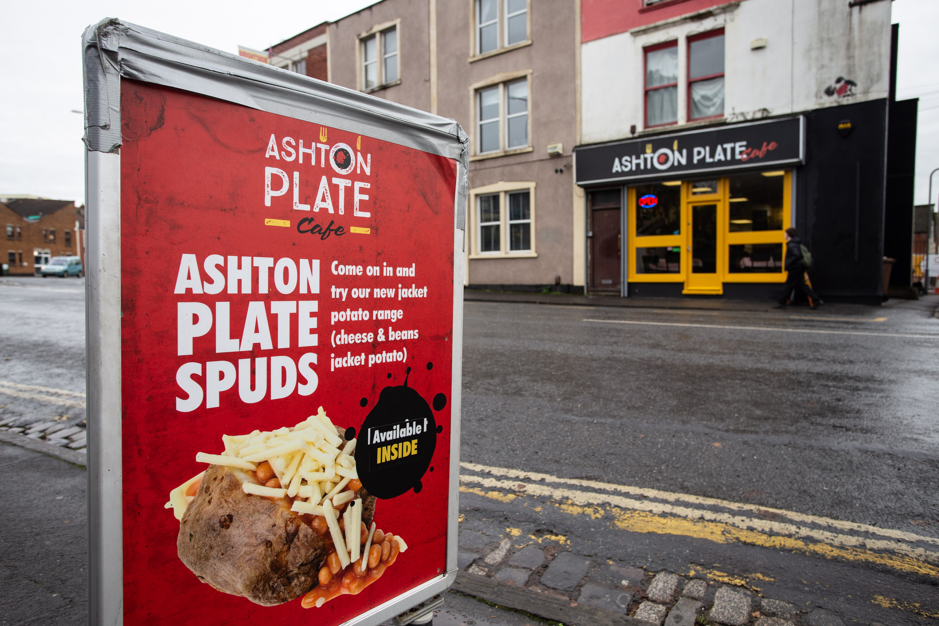 ASHTON PLATE SPUDS
Dear fellow photographers: If you're going to take a picture like this, you could at least whack the potato through the microwave first, so it at l...