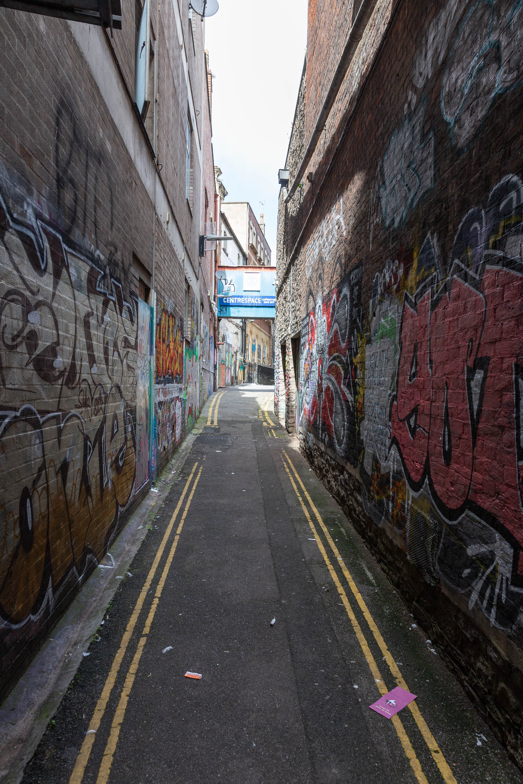 Alley
Nevertheless, let's head down to Centrespace.

