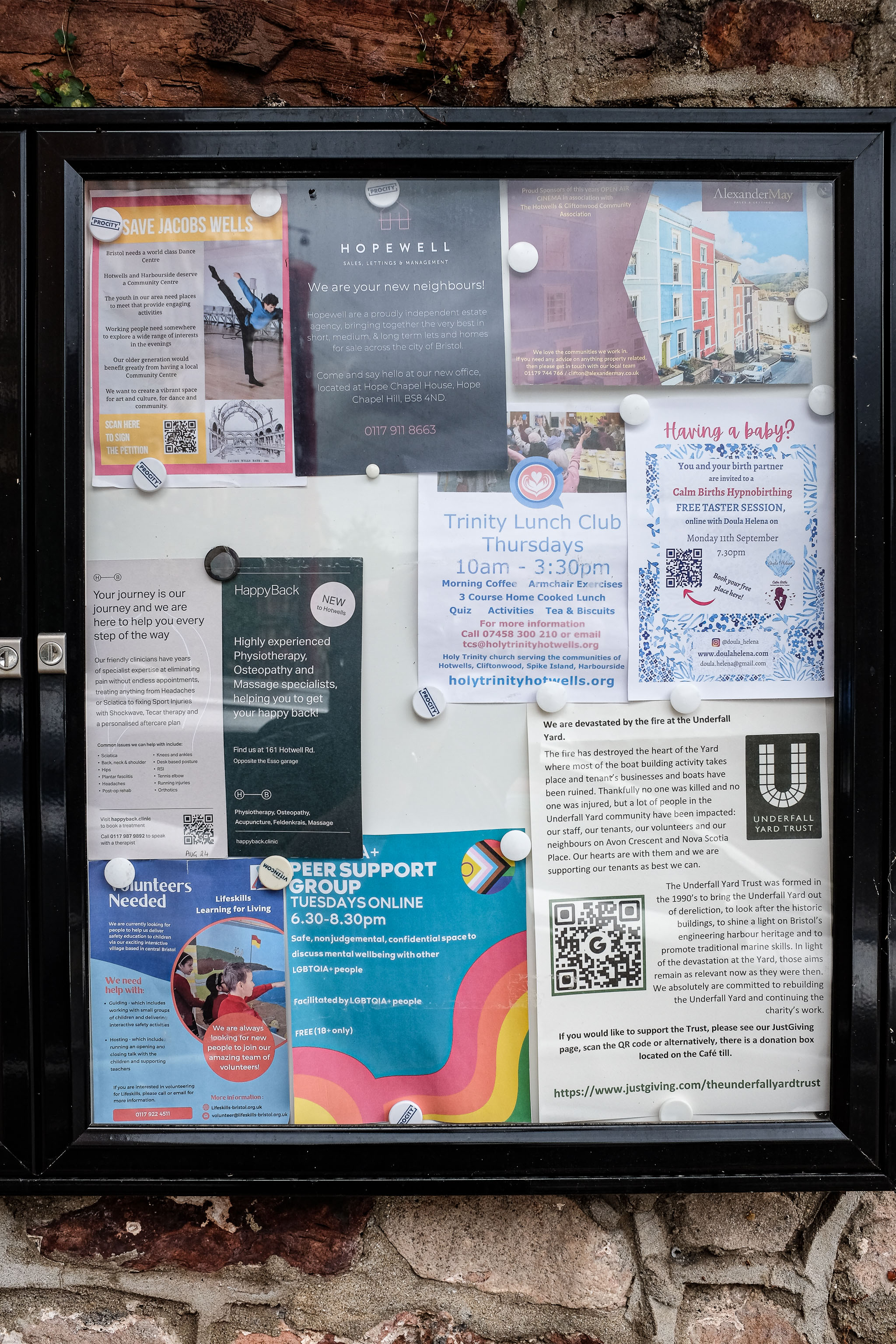 Board 2
More notices, including a couple of newcomers to the local businesses: Hopewell, an estate agency, has opened up just down Hopechapel Hill in the p...